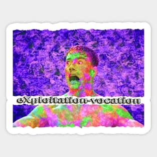 eXploitation-vocation Bloodsport logo Sticker